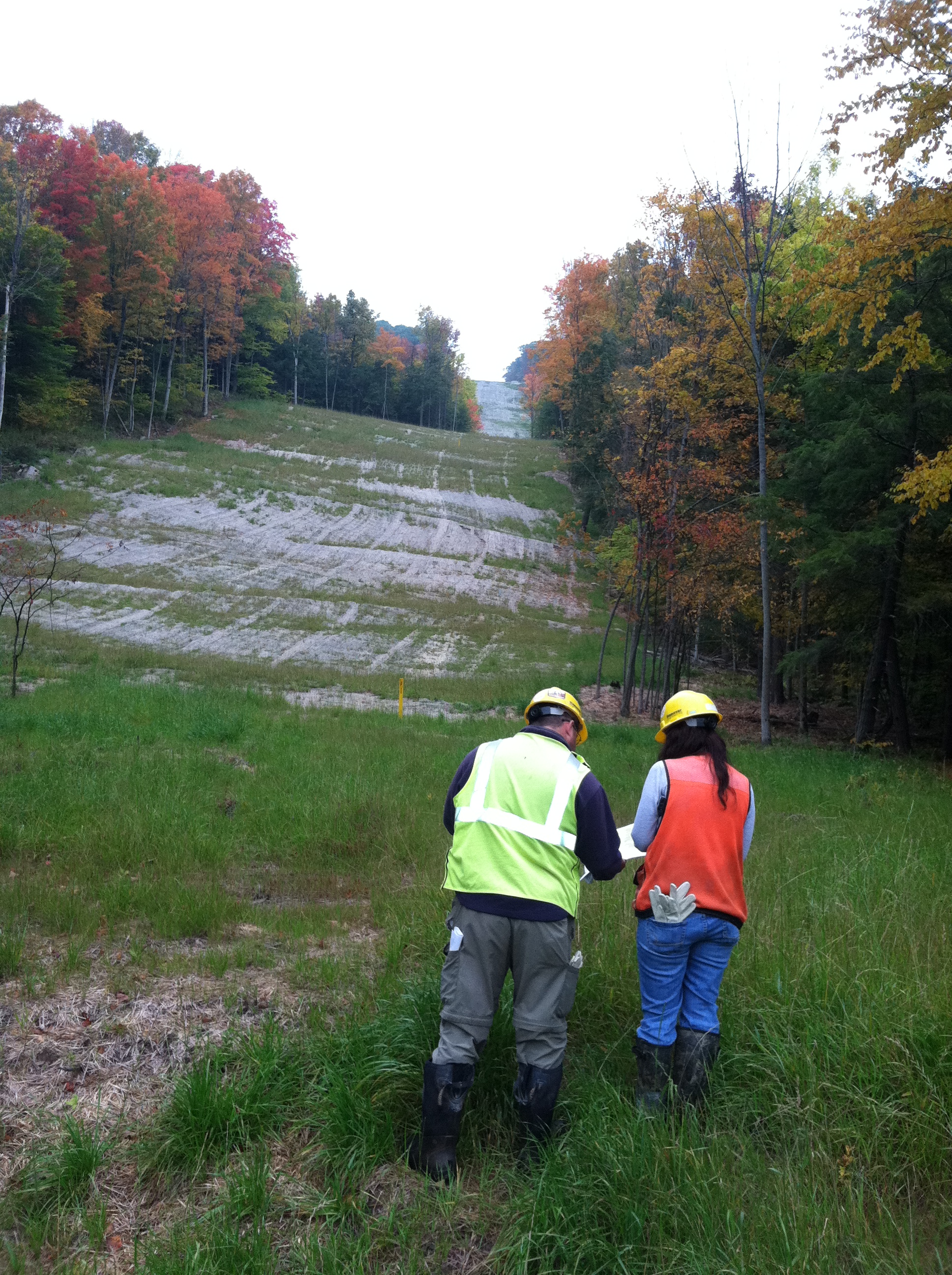 Picture of work being done on pipeline in Tioga County, PA.